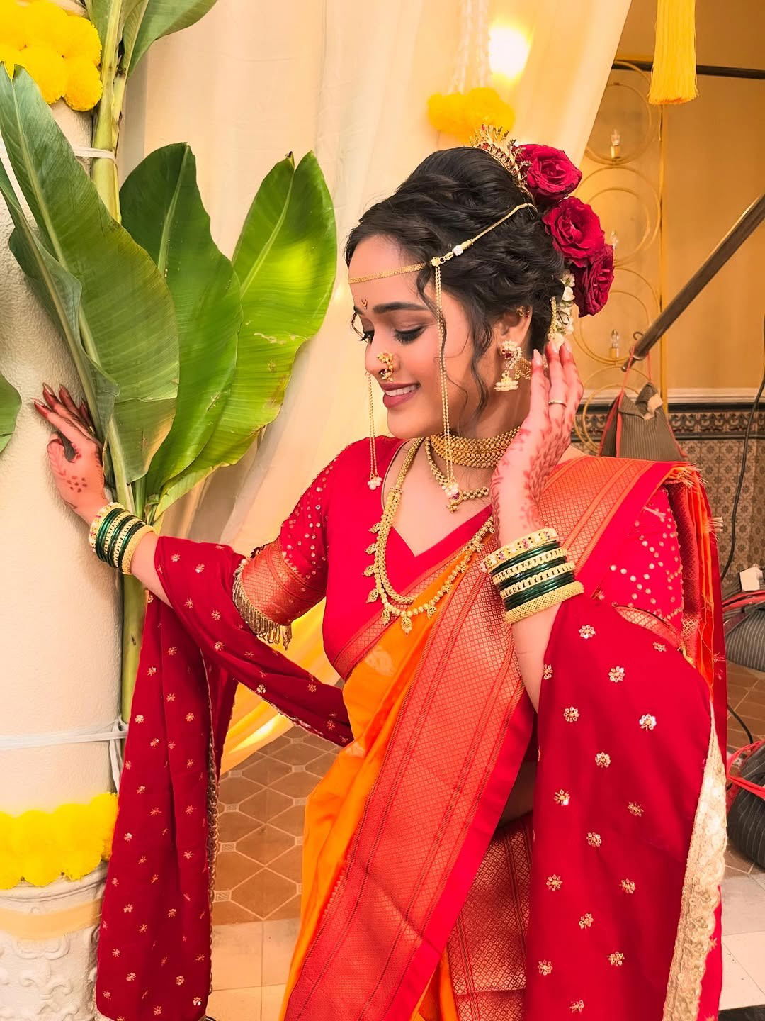 नवरी नटली! ओळखलंत का अभिनेत्रीला? - Marathi News | नवरी नटली! ओळखलंत का अभिनेत्रीला? | Latest Photos at Lokmat.com