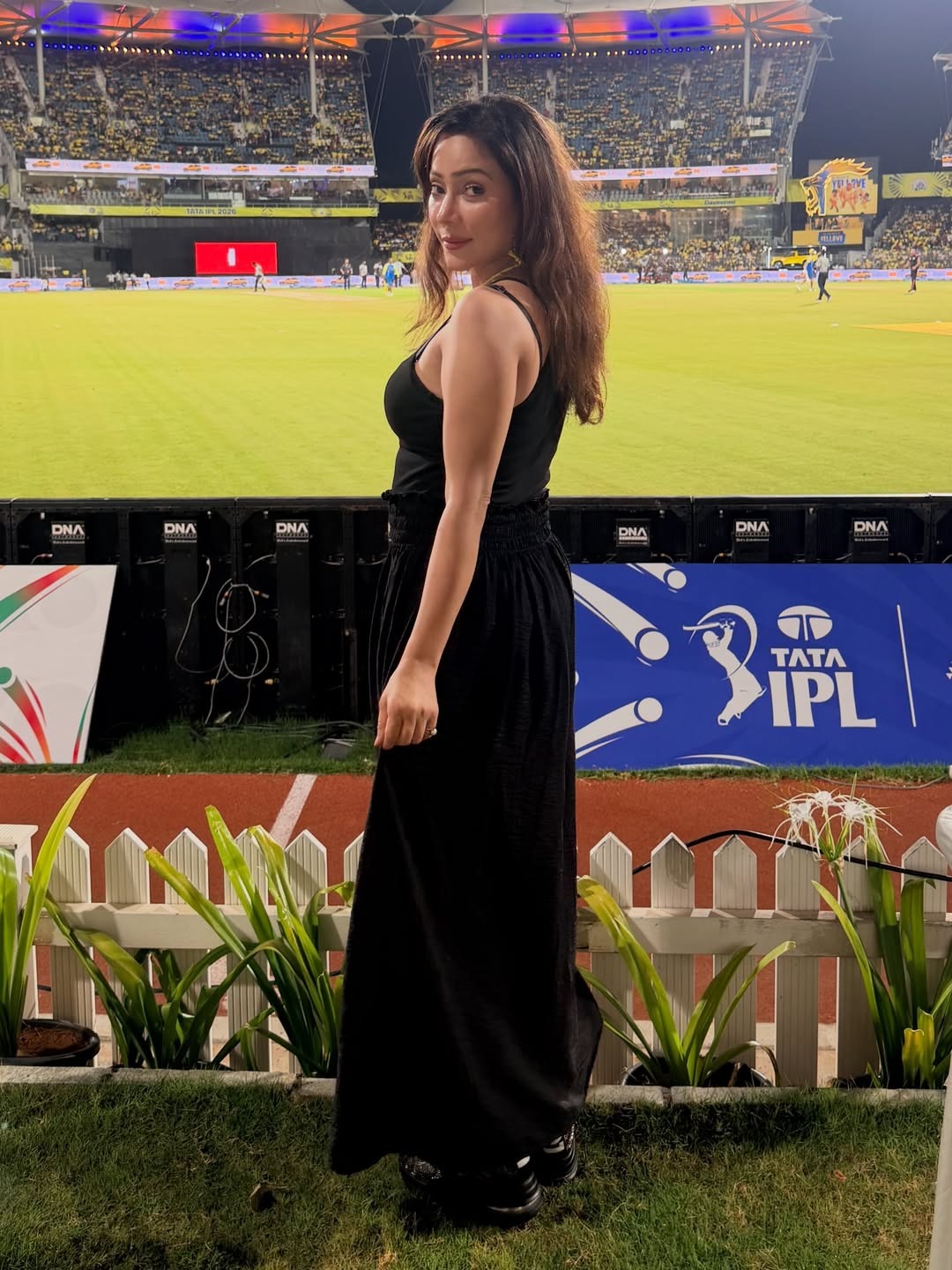 या स्टार क्रिकेटरच्या मेव्हणीनं IPL मिस्ट्री गर्लच्या रुपात लुटली मैफील