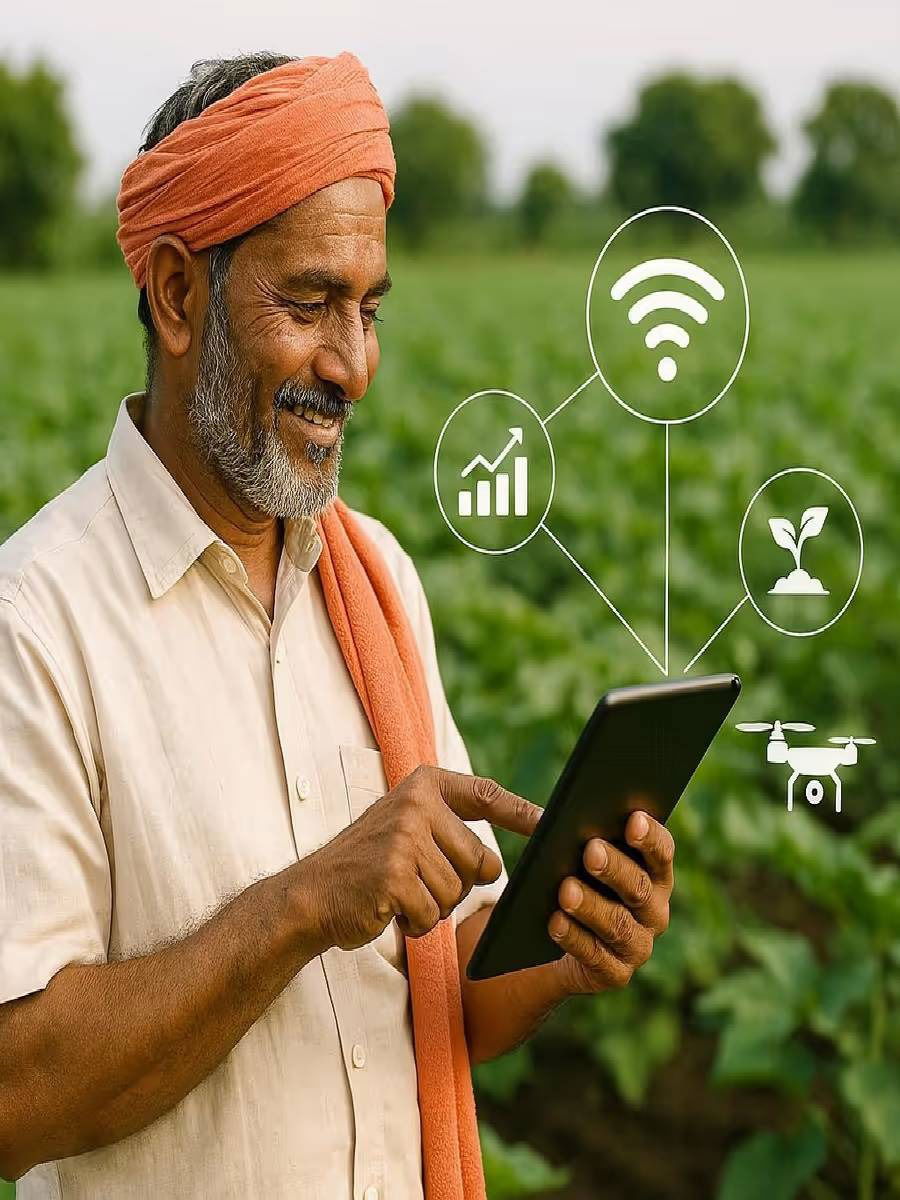 डिजिटल शेती म्हणजे काय आणि शेतीमध्ये त्याचे काय फायदे आहेत? - Marathi News | डिजिटल शेती म्हणजे काय आणि शेतीमध्ये त्याचे काय फायदे आहेत? | Latest Photos at Lokmat.com