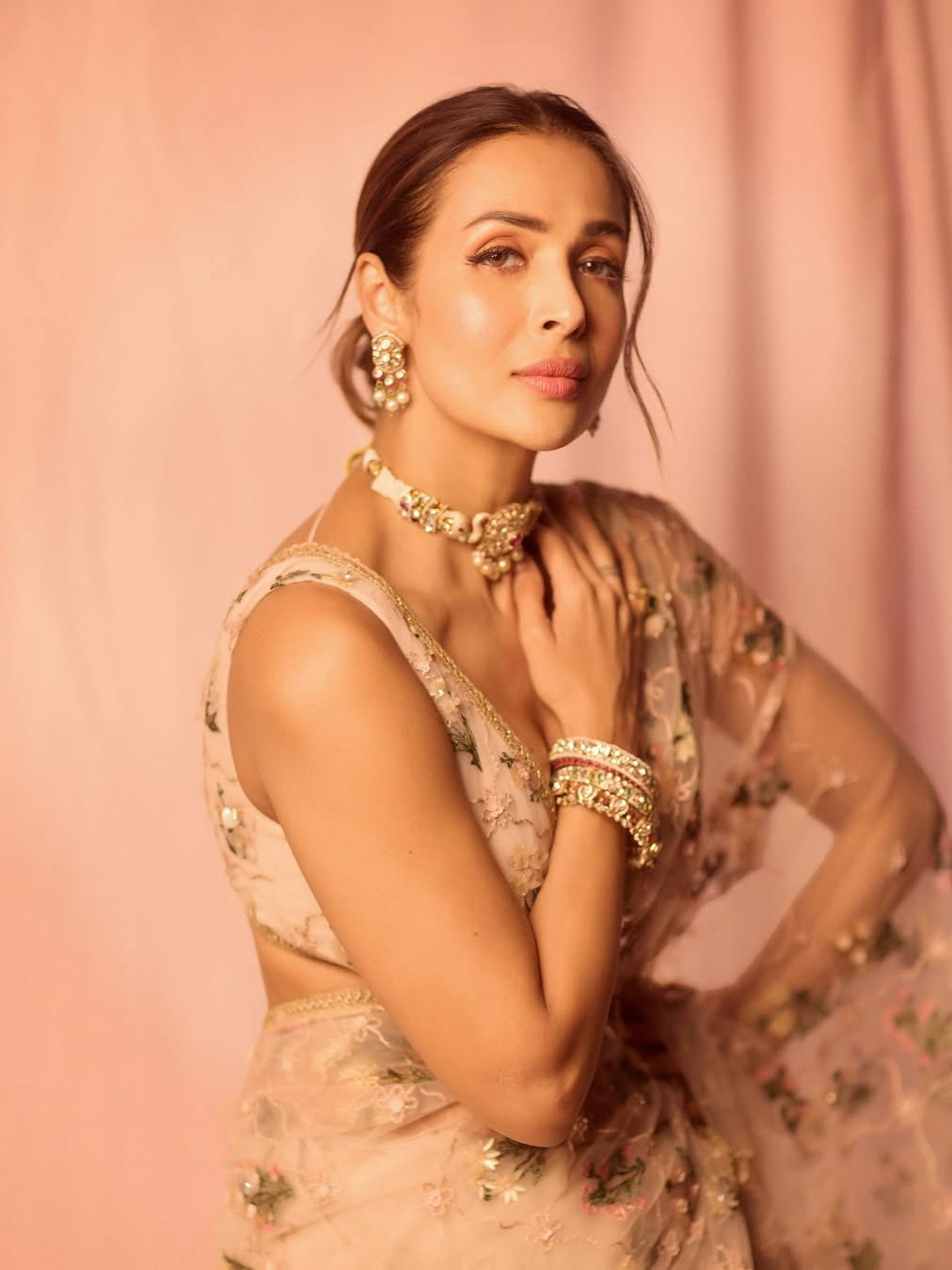 मलायकाच्या दिलकश अदा! साडीची किंमत वाचून थक्क व्हाल - Marathi News | मलायकाच्या दिलकश अदा! साडीची किंमत वाचून थक्क व्हाल | Latest Photos at Lokmat.com