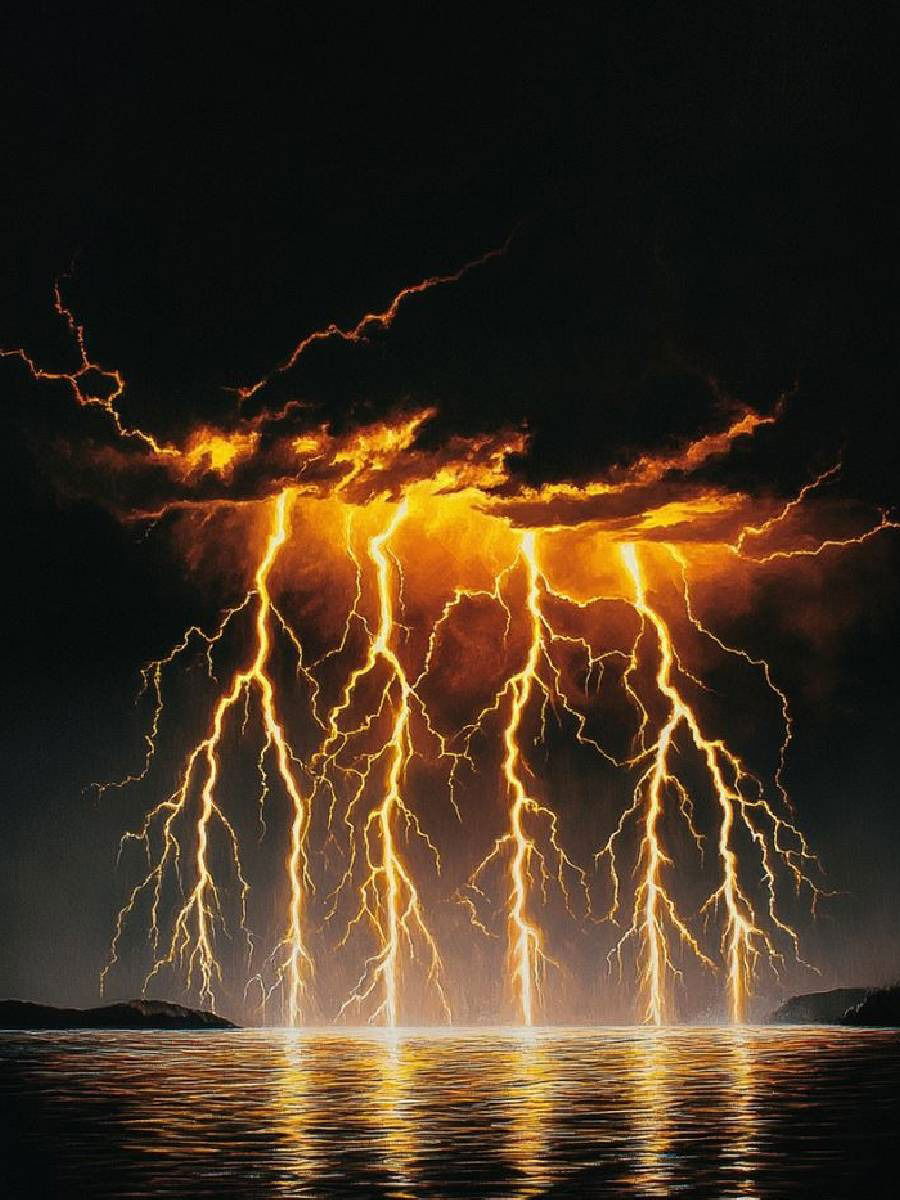 रात्रीस चाले इथे विजांचा खेळ! - Marathi News | रात्रीस चाले इथे विजांचा खेळ! | Latest Photos at Lokmat.com