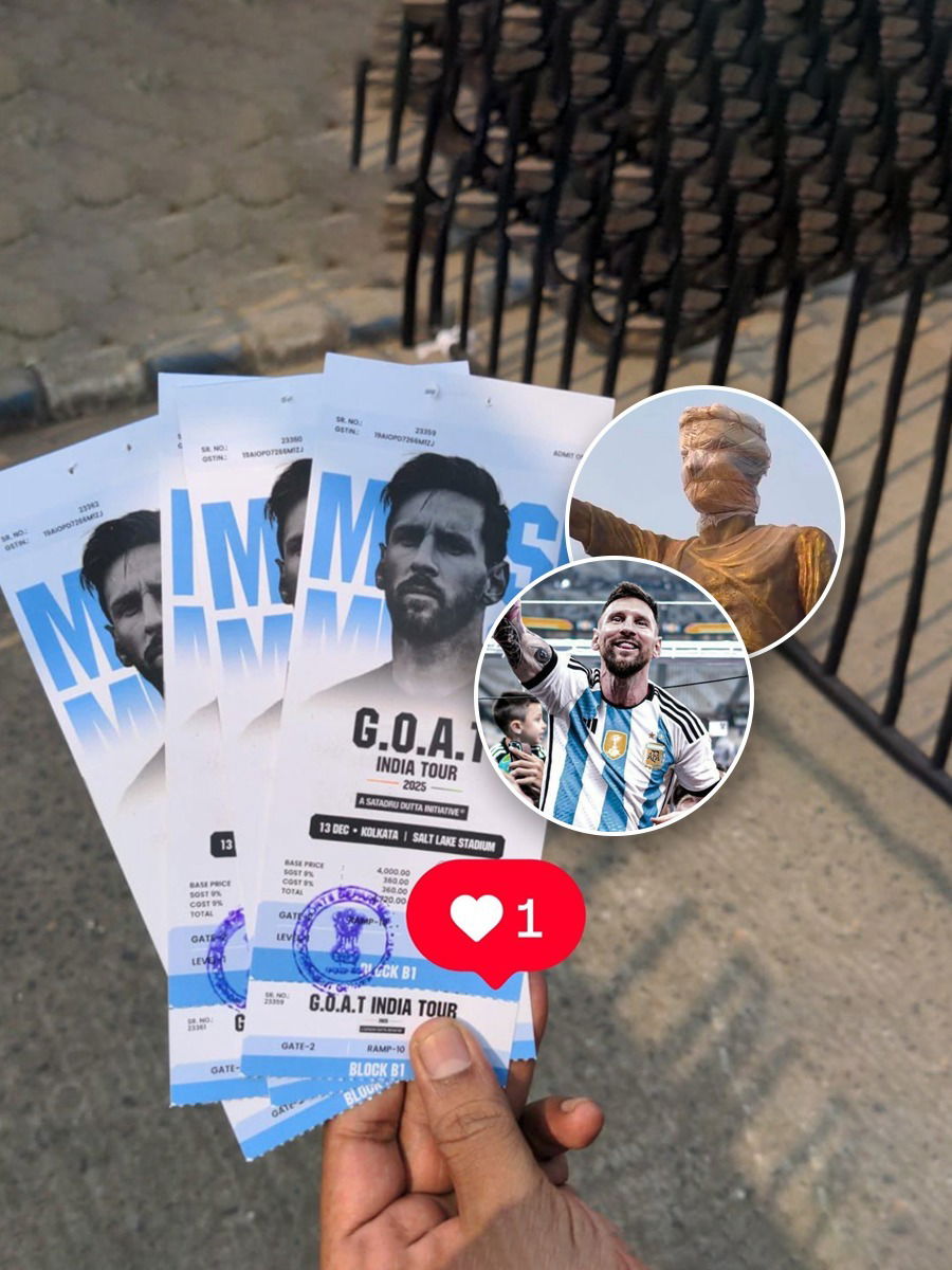 ₹१० लाखांत मेसीसोबत काढा एक फोटो - Marathi News | ₹१० लाखांत मेसीसोबत काढा एक फोटो | Latest Photos at Lokmat.com