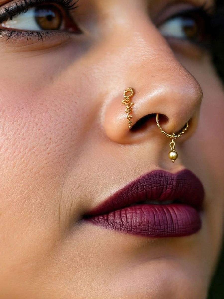 महिलांनी नक्की ट्राय करा या ट्रेंडी नोजपीन! - Marathi News | महिलांनी नक्की ट्राय करा या ट्रेंडी नोजपीन! | Latest Photos at Lokmat.com