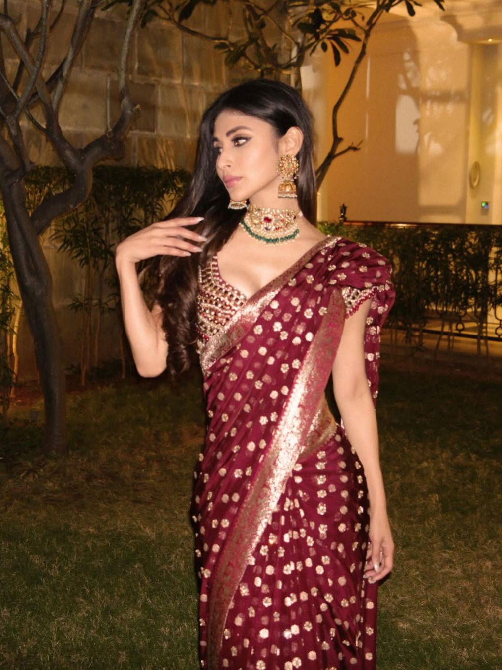साडीत मौनी रॉयचा नखरा!