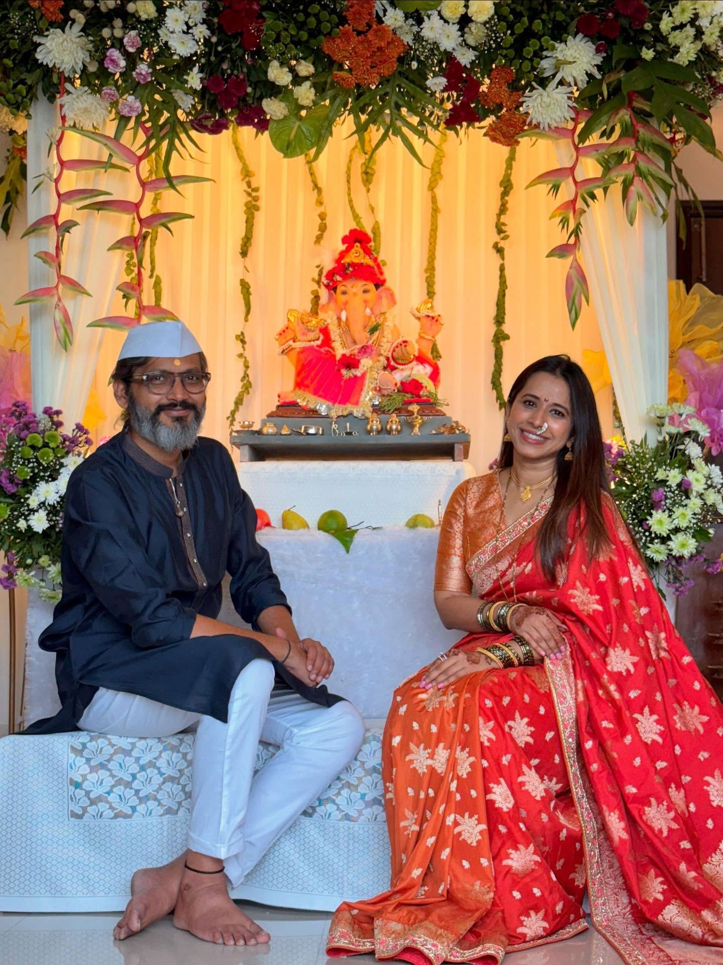 श्रेया बुगडेच्या घरचा गोड बाप्पा - Marathi News | श्रेया बुगडेच्या घरचा गोड बाप्पा | Latest Photos at Lokmat.com