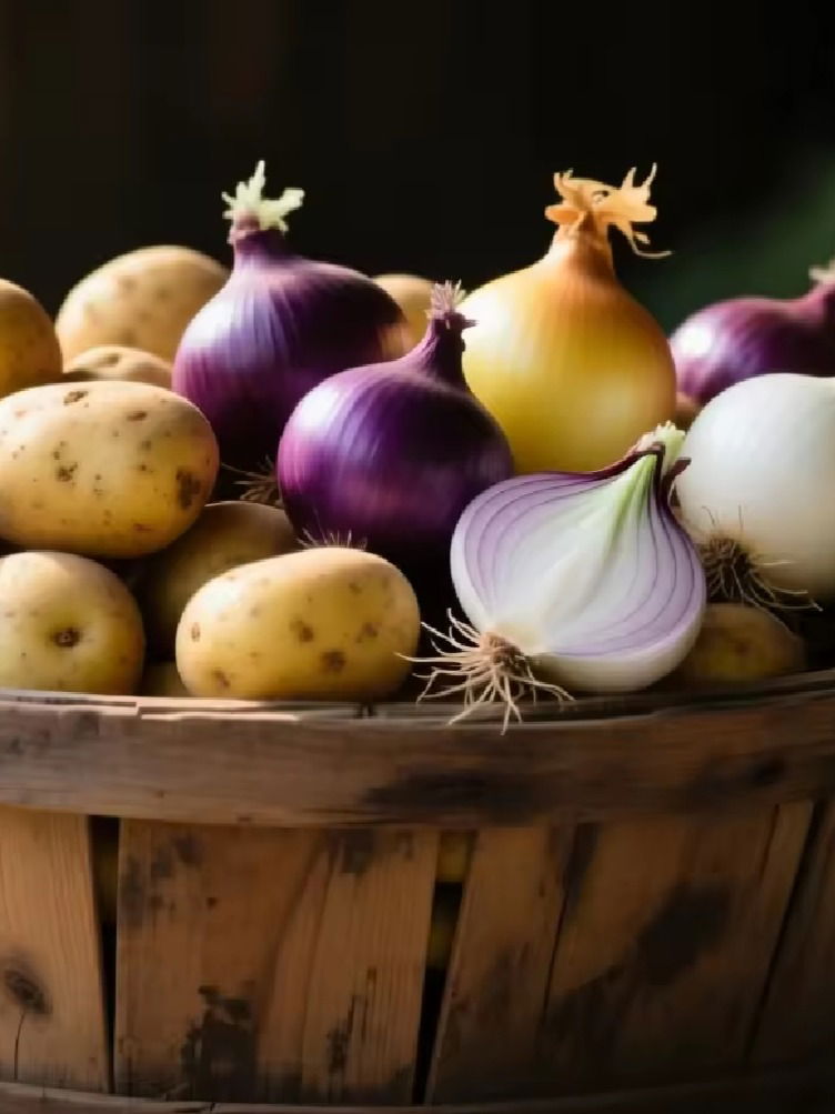 कांदे आणि बटाटे चुकूनही ठेवू नका एकत्र - Marathi News | कांदे आणि बटाटे चुकूनही ठेवू नका एकत्र | Latest Photos at Lokmat.com