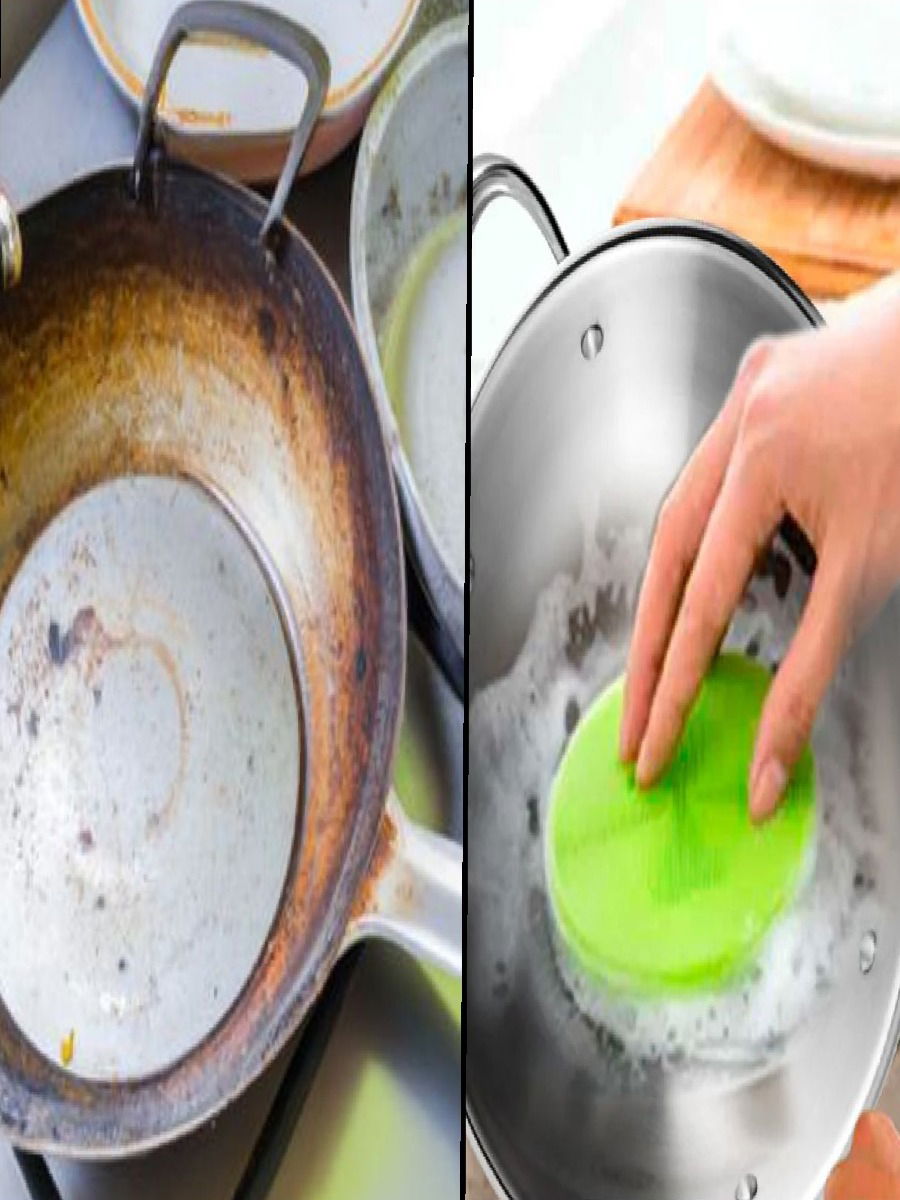 कढईवरचे काळे डाग घालवण्याच्या सोप्या ट्रिक्स - Marathi News | कढईवरचे काळे डाग घालवण्याच्या सोप्या ट्रिक्स | Latest Photos at Lokmat.com